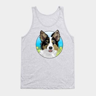 Dog Design: Digital Drawing #01 Tank Top